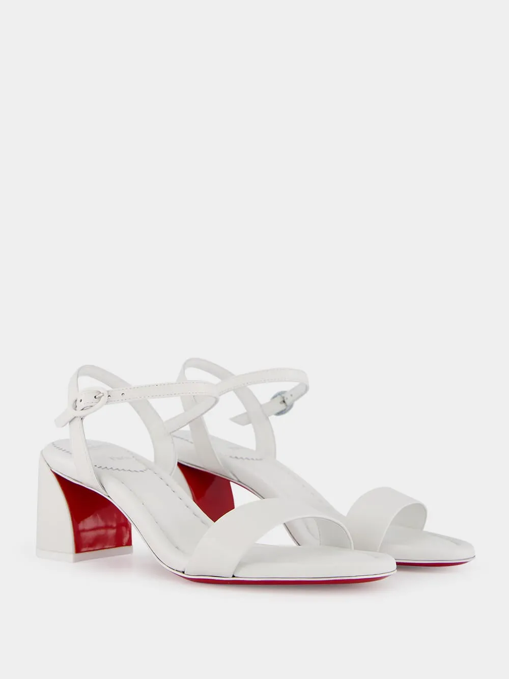 Miss Jane 55 mm White Sandals