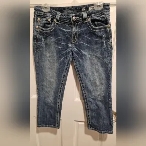 Miss Me   Jeans  Cuffed Capri  30