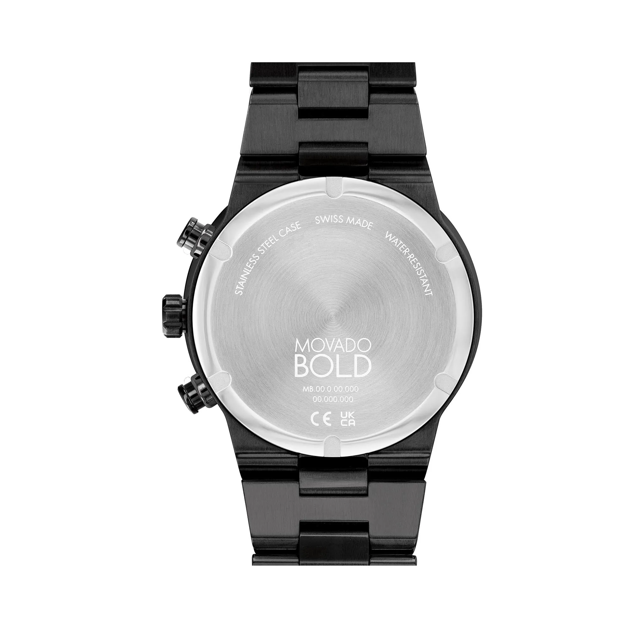 Movado Bold Men's Watch Black Tone Case Quartz