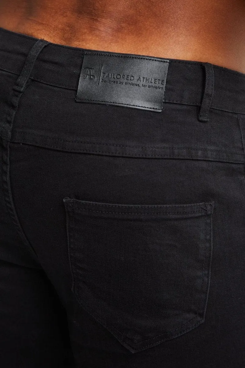 Muscle Fit Jeans in Black