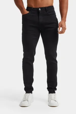 Muscle Fit Jeans in Black