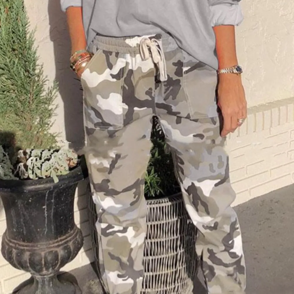 Myrsini - Stylish and comfortable camouflage pants for women