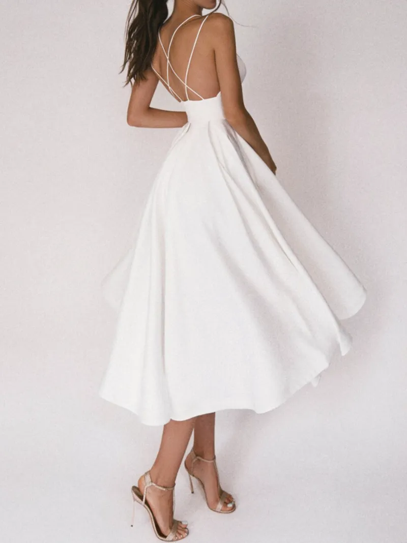Nessa® | Elegant V-Neck Dress