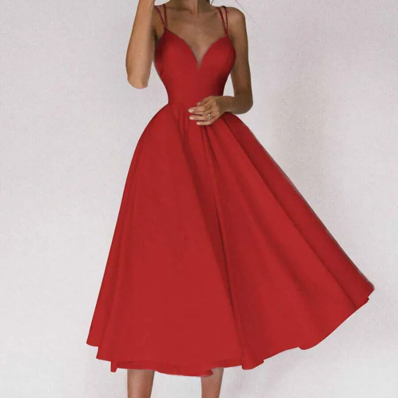Nessa® | Elegant V-Neck Dress