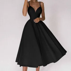 Nessa® | Elegant V-Neck Dress