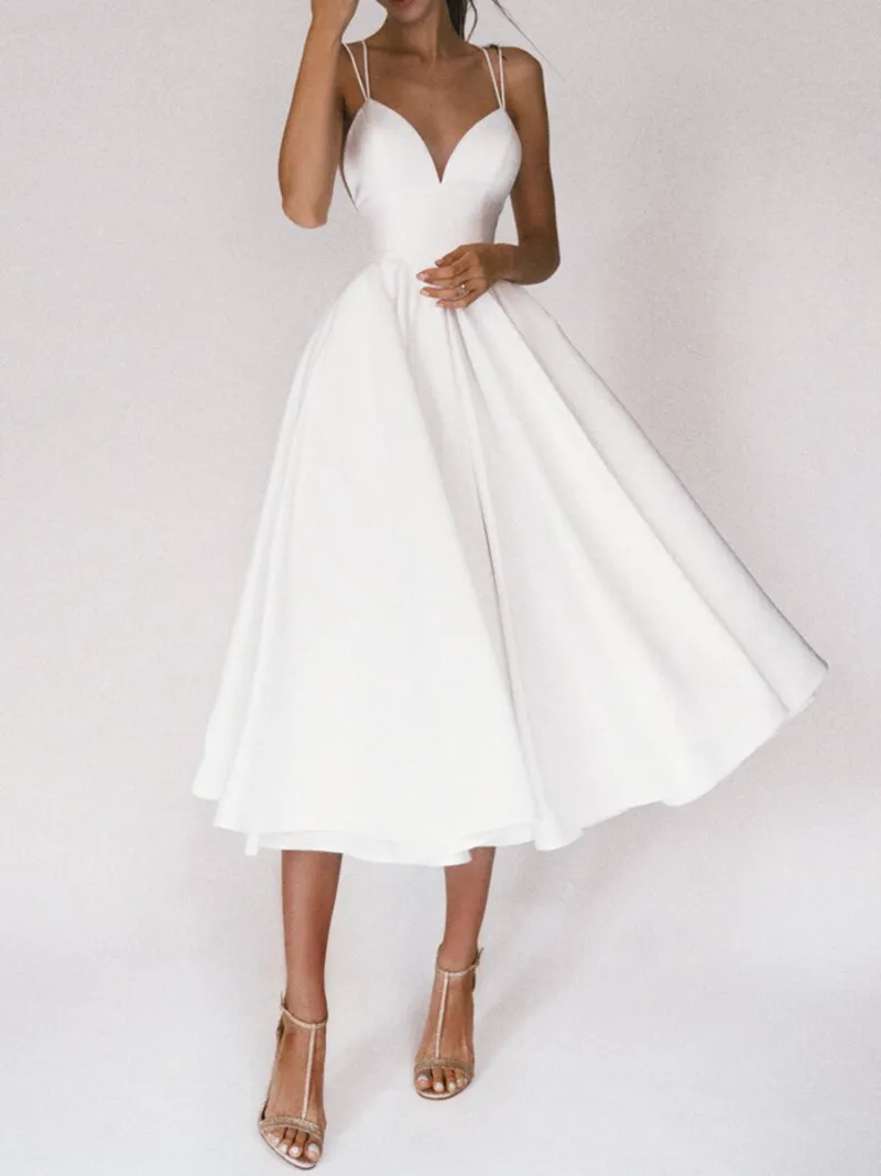 Nessa® | Elegant V-Neck Dress