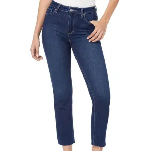 NEW | PAIGE CINDY‎ CROPPED RAW HEM JEANS IN UNPLUGGED DARK WASH SIZE 25