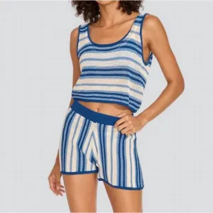 NEW SOLID &amp; STRIPED charlie short in marine blue stripe