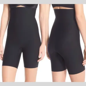 NEW Spanx Thinstincts High Waist Mid-Thigh Shorts Black [SZ‎ Small ]