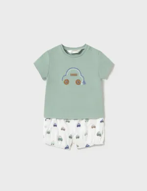Newborn Bubble Shorts and T-Shirt Set