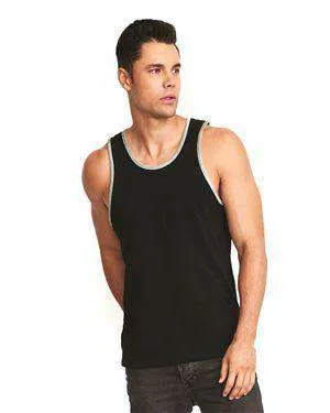 Next Level Men's Jersey Contrasting Tank Top - 3633