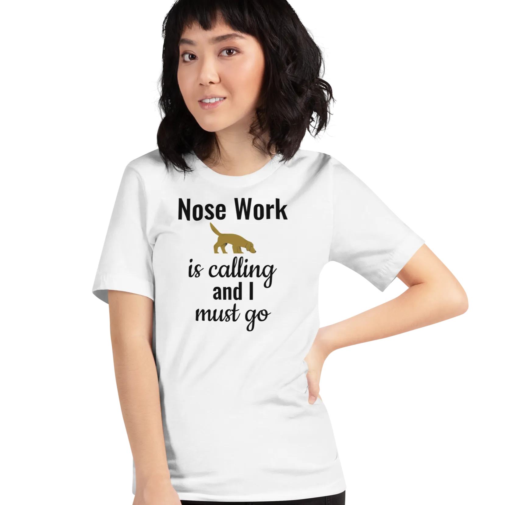 Nose Work is Calling T-Shirts - Light