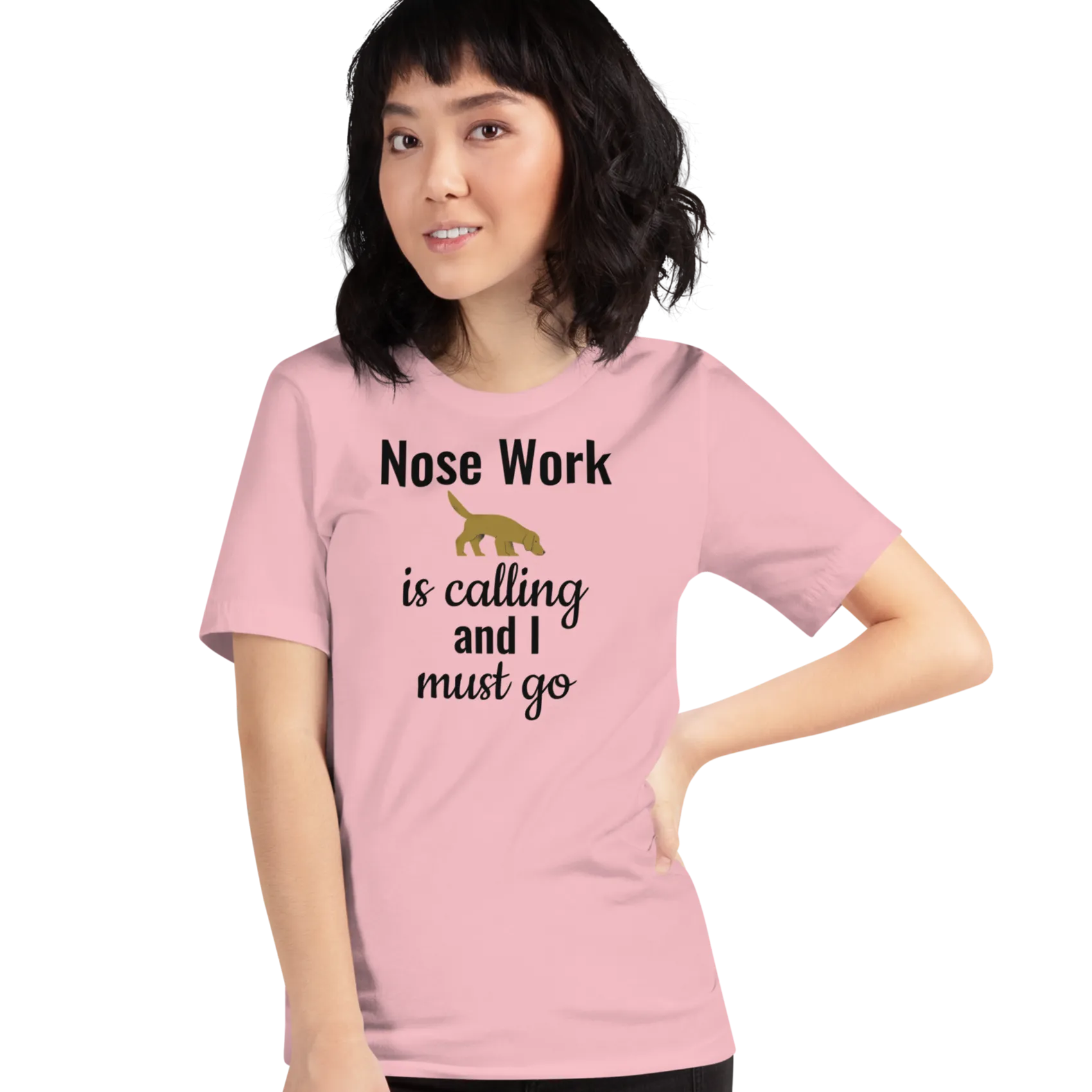 Nose Work is Calling T-Shirts - Light