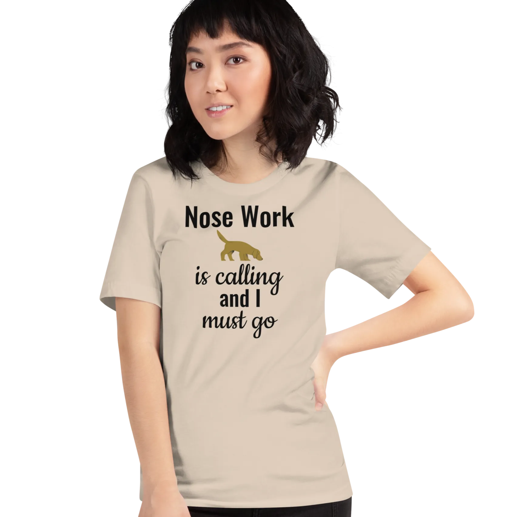 Nose Work is Calling T-Shirts - Light