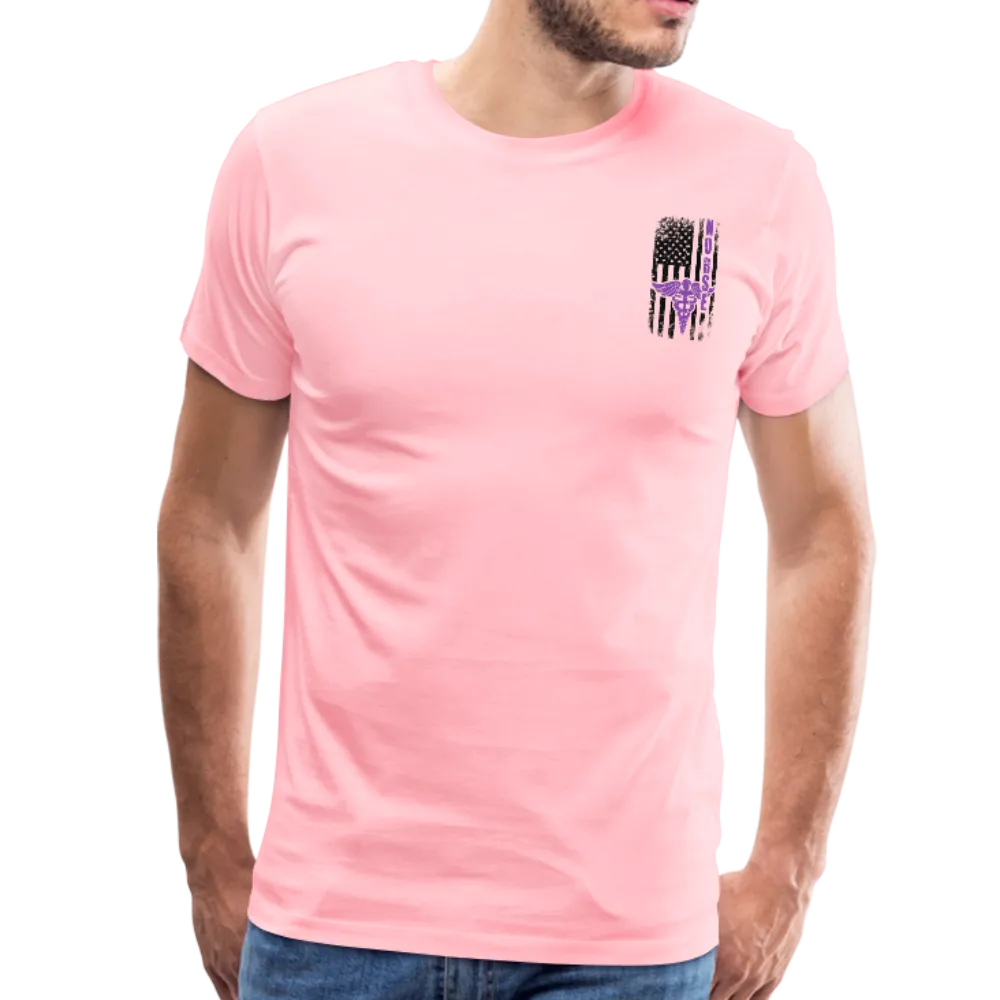 Nurse Flag Men's Premium T-Shirt (CK1808) updated