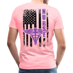 Nurse Flag Men's Premium T-Shirt (CK1808) updated