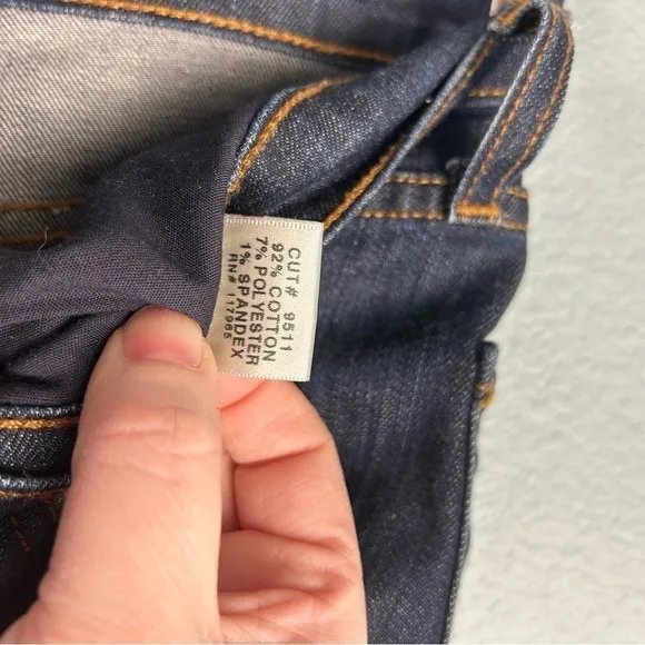 NWOT J Brand Kori High Waist Cropped Dark Wash Jeans Size 30