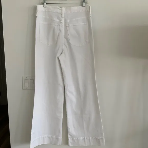 NWT J. Crew Women’s White Wide-leg denim trouser  SZ Various