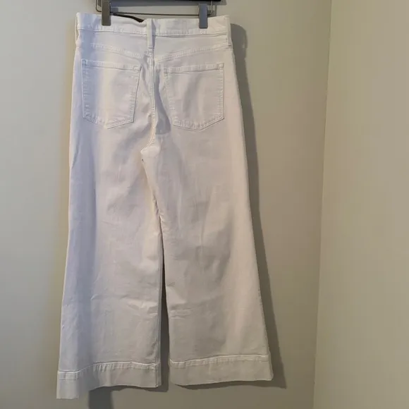 NWT J. Crew Women’s White Wide-leg denim trouser  SZ Various