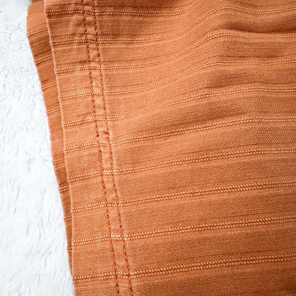NWT- KUT FROM THE KLOTH Justine Belted Trouser Shorts in Burnt Orange