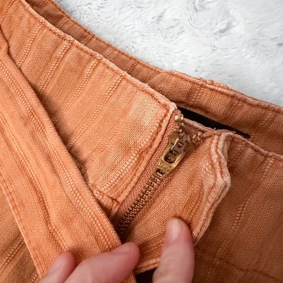 NWT- KUT FROM THE KLOTH Justine Belted Trouser Shorts in Burnt Orange