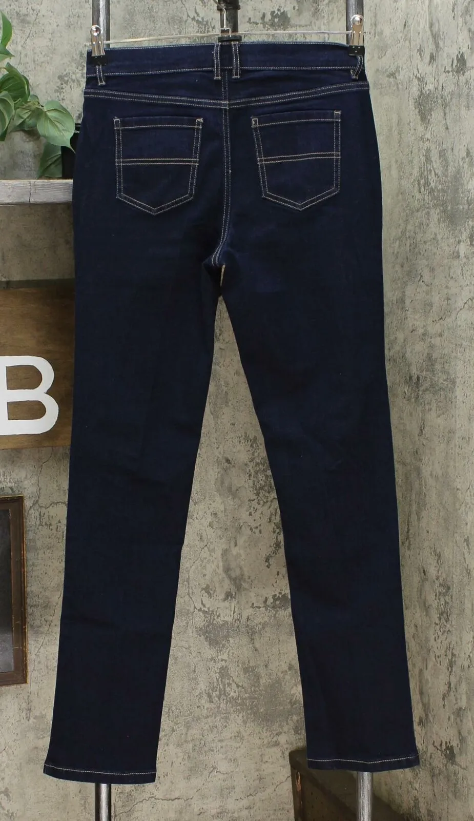 NWT Motto Womens Stretch Denim 5 Pocket Straight Leg Jeans.630649 6