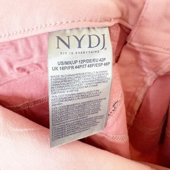 NWT NYDJ Women's Marilyn Cropped Cuff Jeans 12P