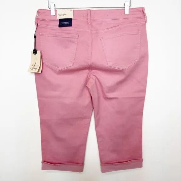 NWT NYDJ Women's Marilyn Cropped Cuff Jeans 12P