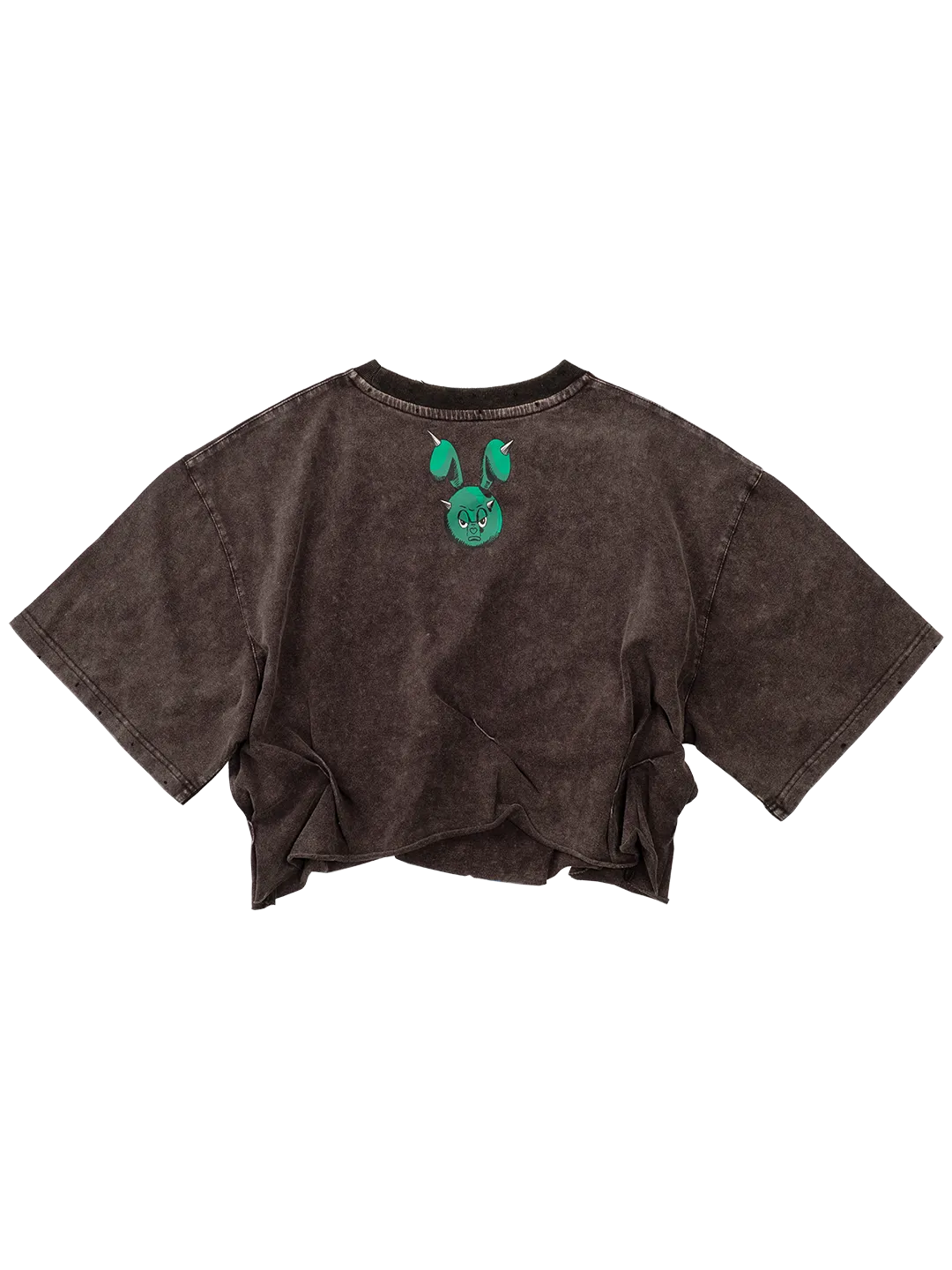 NZ Original Jeans Pleated Cropped T- Shirt