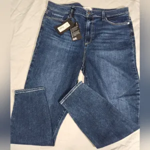 Paige Margot Crope Women's Blue Jeans, NWT, SIZE 34