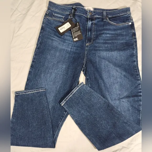 Paige Margot Crope Women's Blue Jeans, NWT, SIZE 34