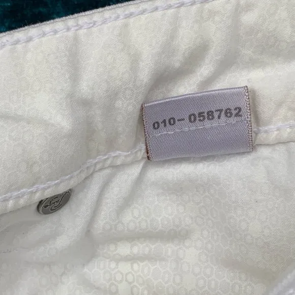 Paige Roxie Crop white jeans