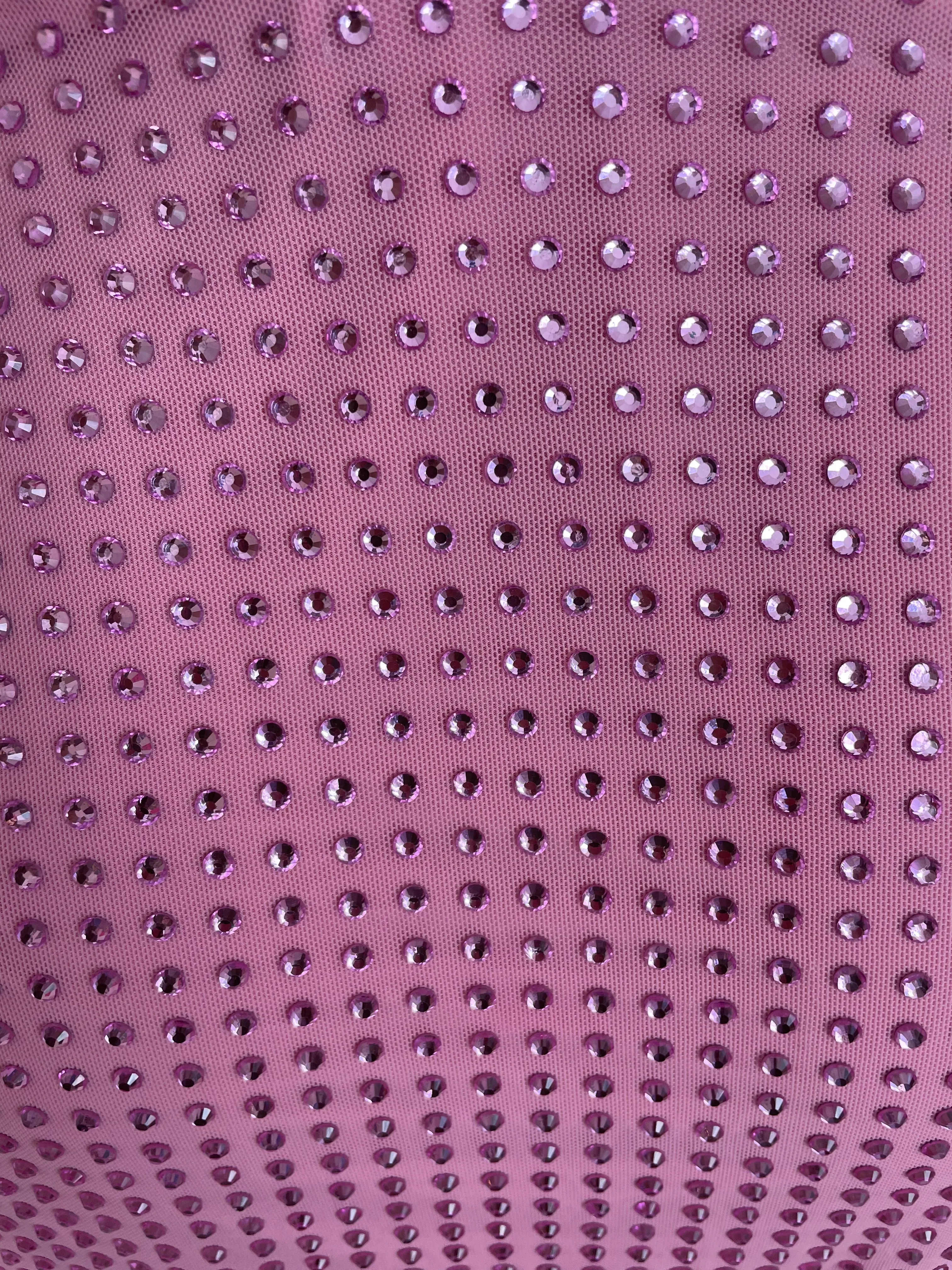 Palmira Pink Crystal Skirt Set