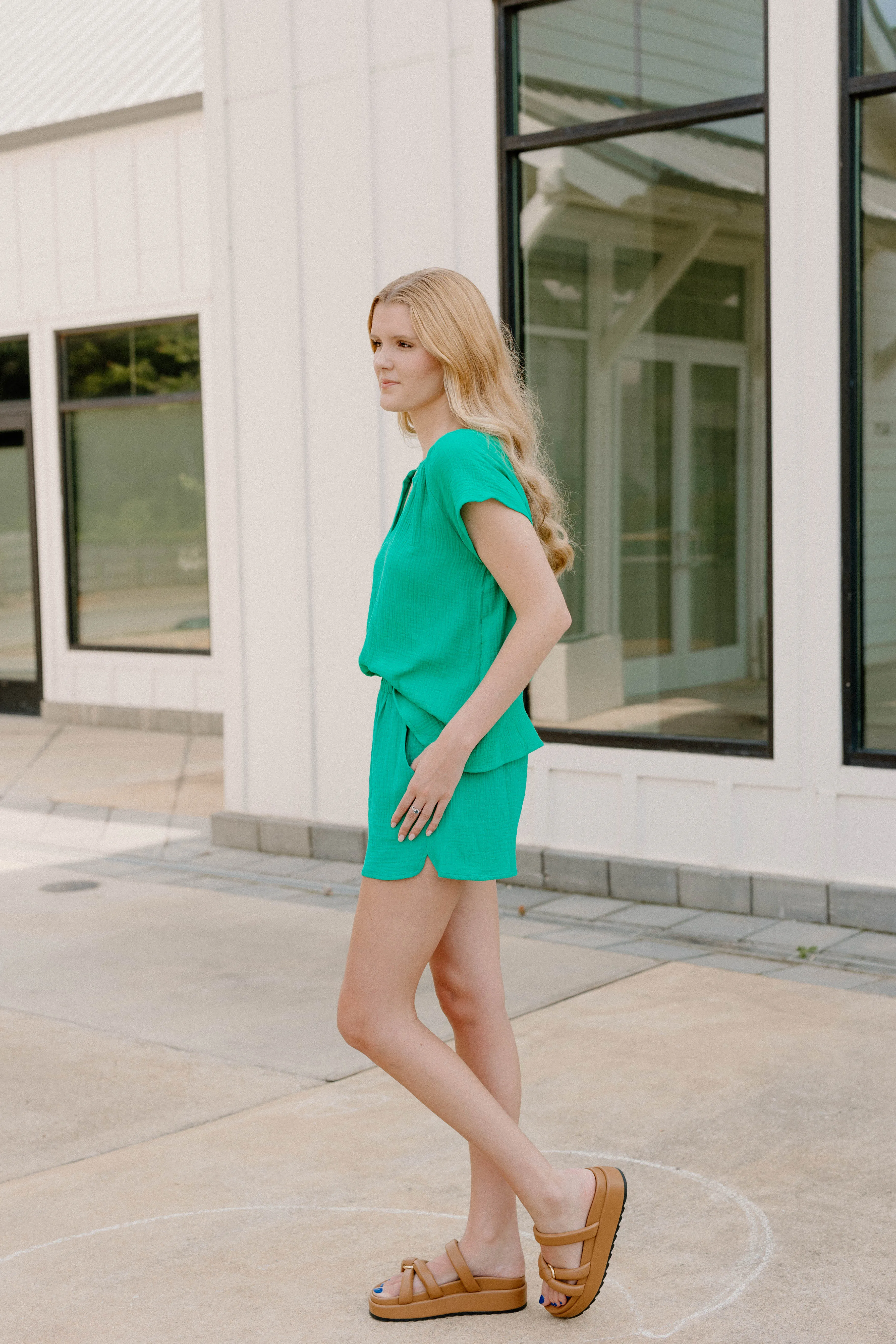 Pamela Green Gauze Shorts
