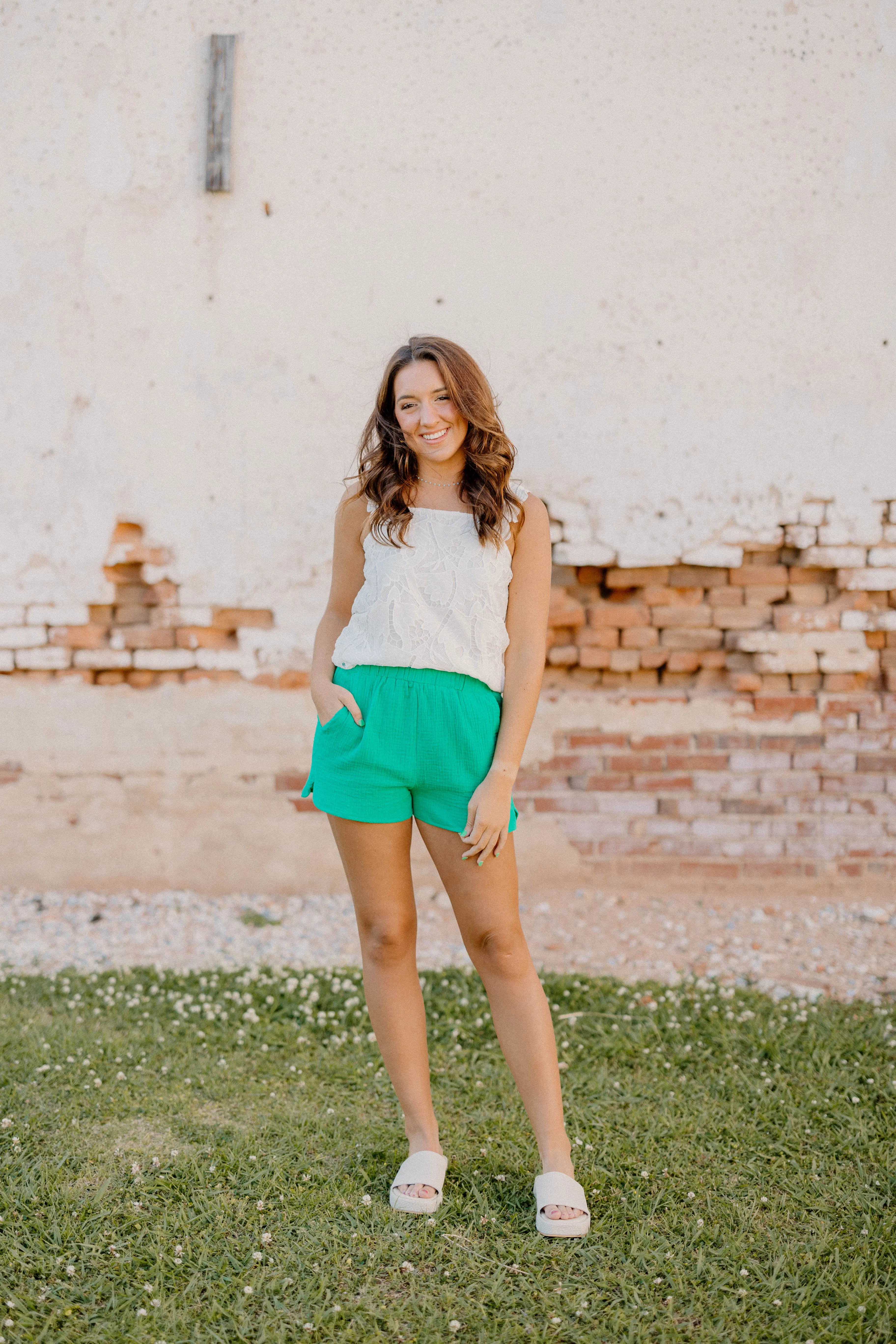 Pamela Green Gauze Shorts