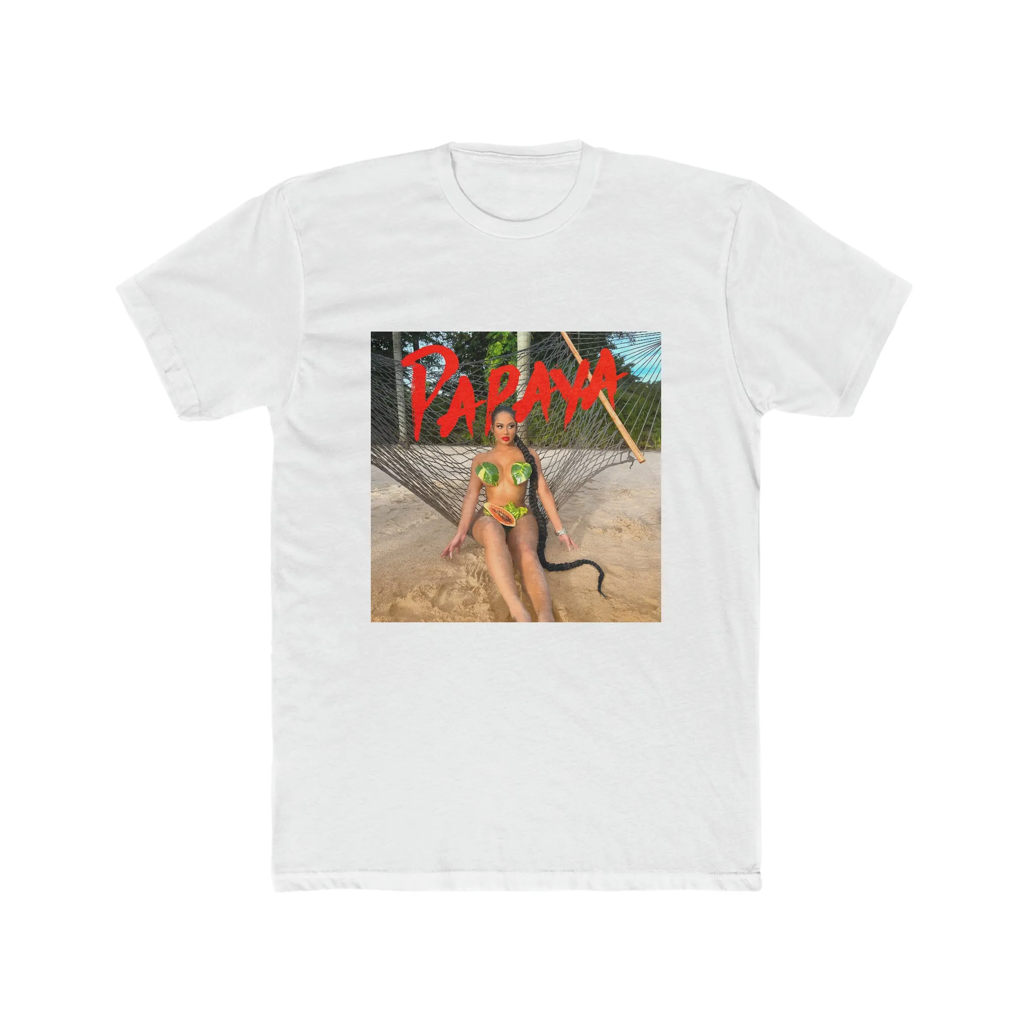 Papaya Unisex Cotton Crew Tee