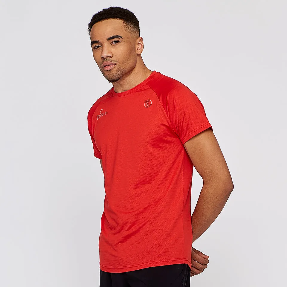 parkrun Milestone Men's T-Shirt 50 - Red