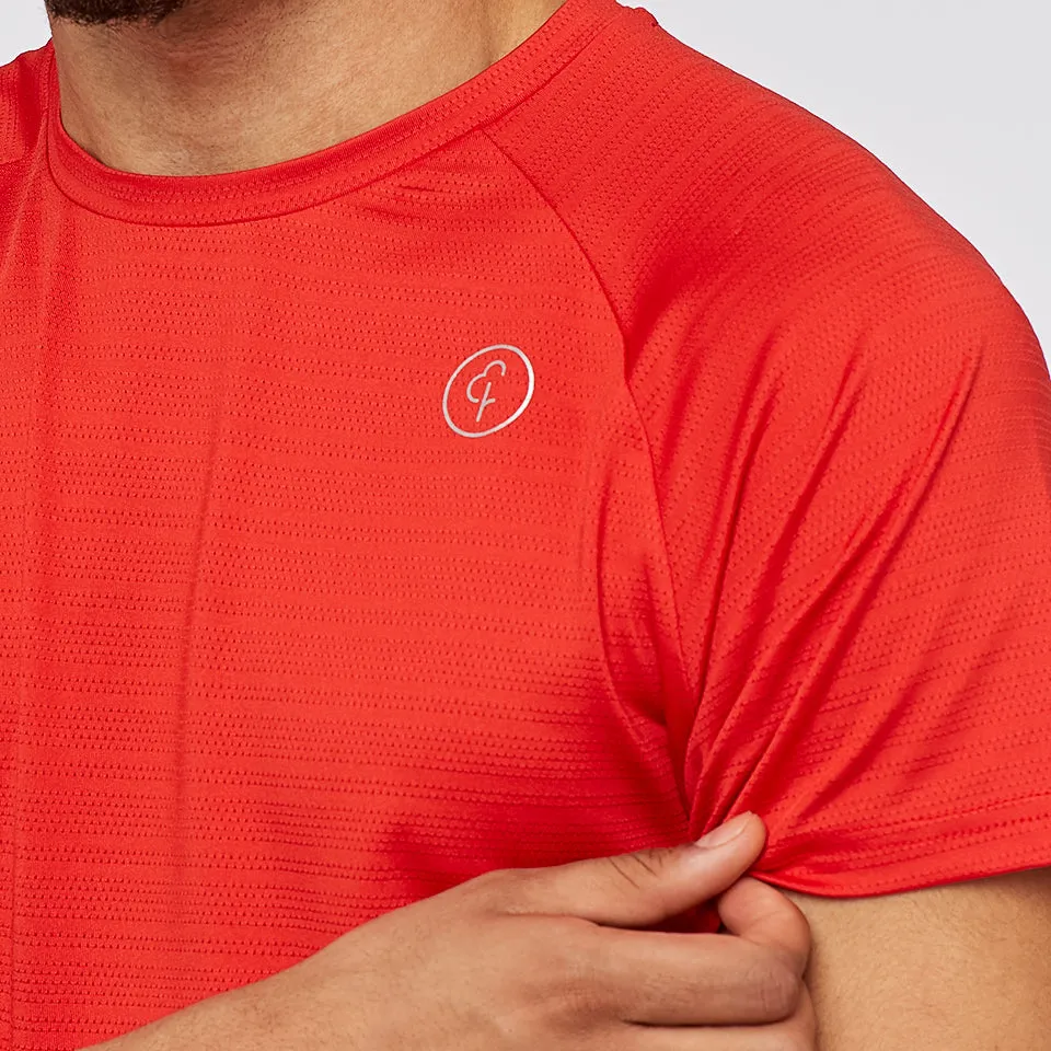parkrun Milestone Men's T-Shirt 50 - Red