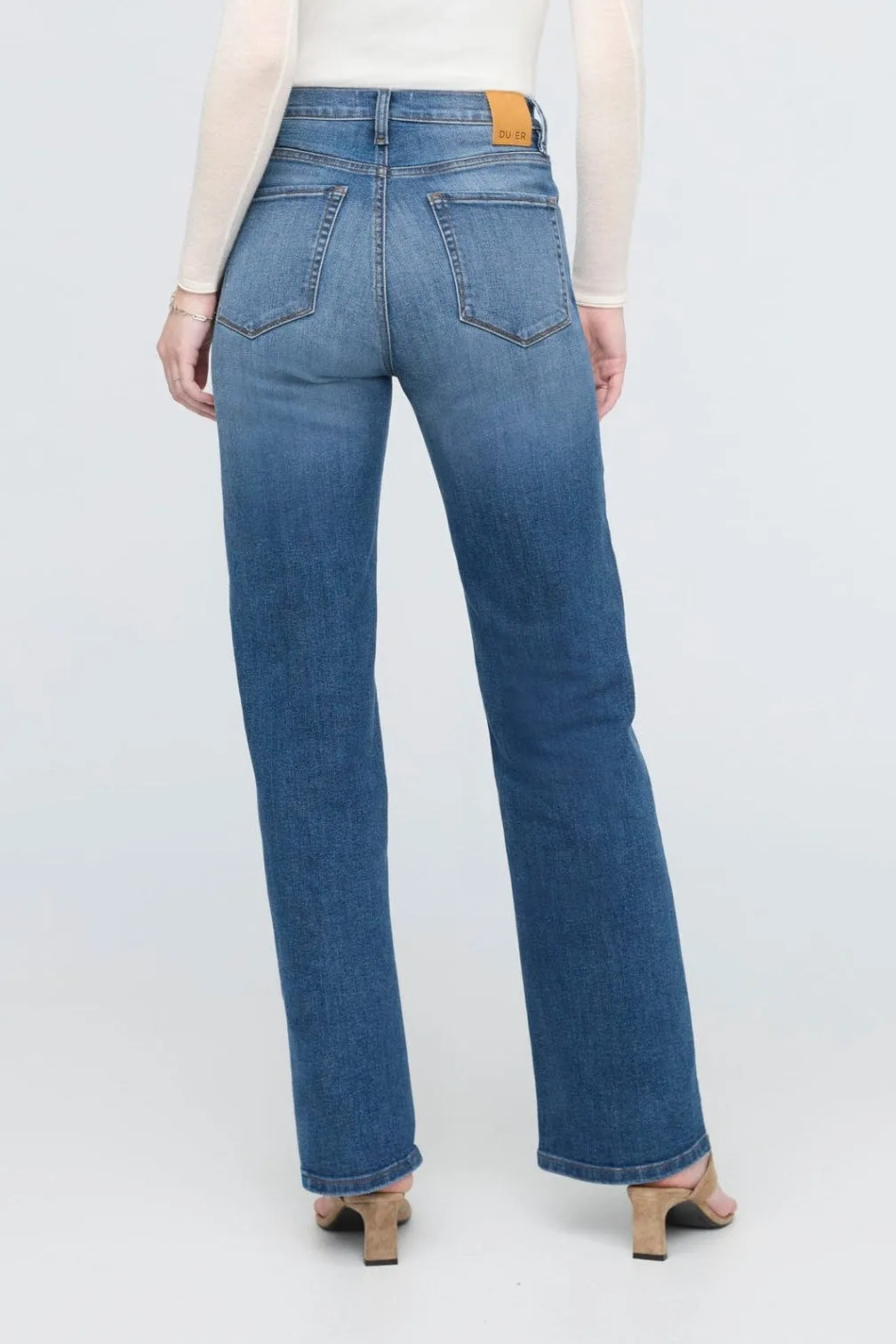 Performance Denim   High Rise Straight