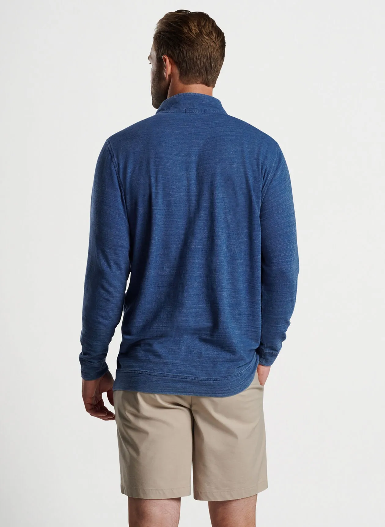 Peter Millar Indigo Knit Quarter-Zip