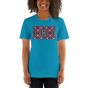 Pink African Print Color Short-Sleeve Unisex T-Shirt