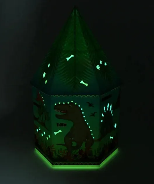 Pink Poppy Light Up Fantasy Roaring T-Rex Lanterns