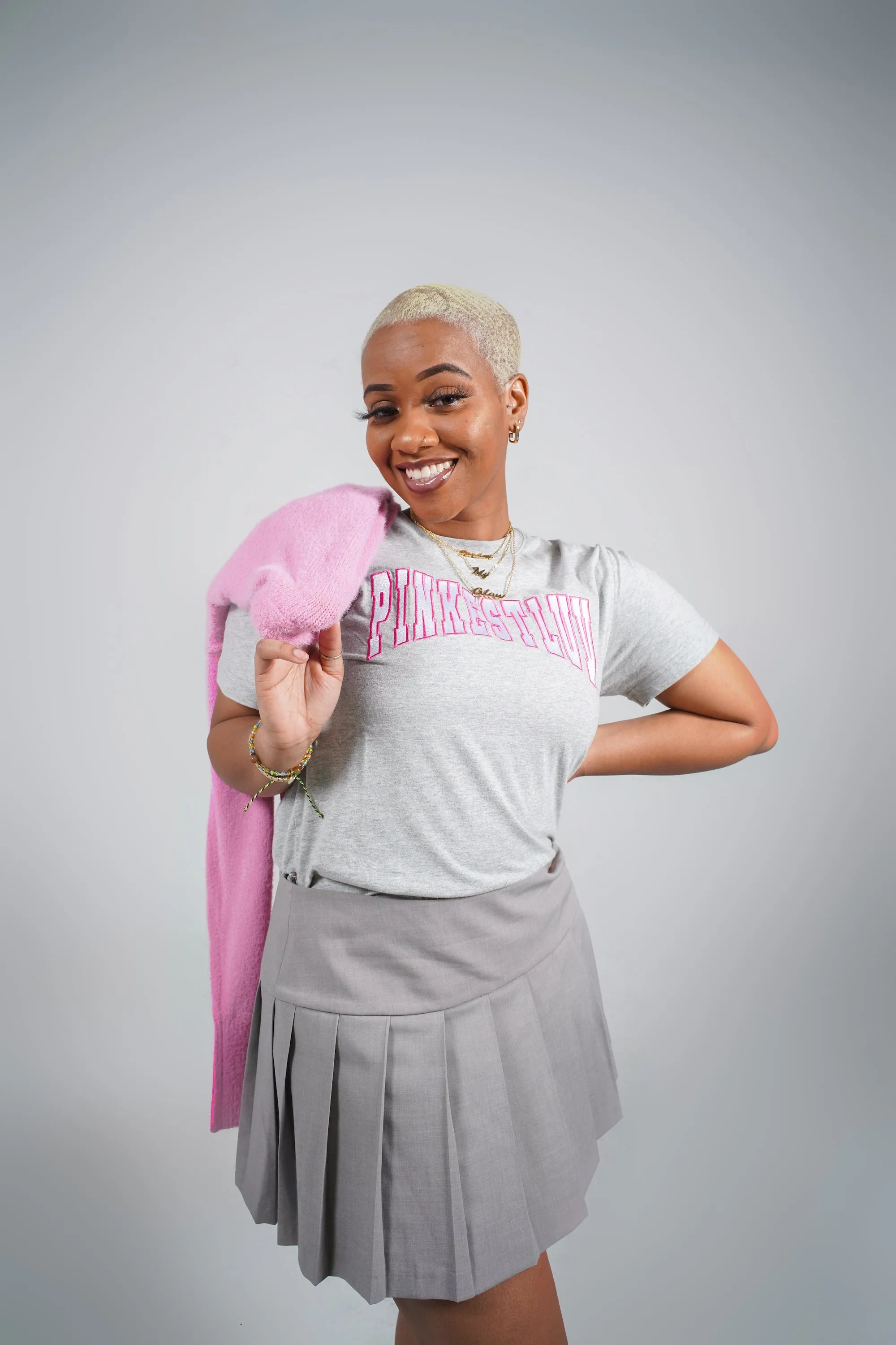 Pinkestluv Varsity Tee