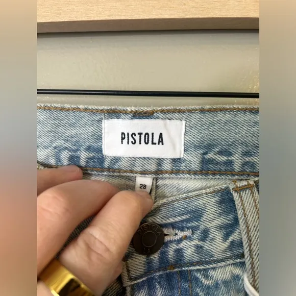 Pistola Lennon high rise cropped boot jeans size 28 NWT