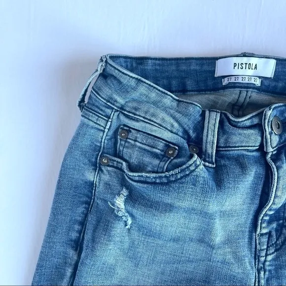 Pistola Raw Hem Jeans