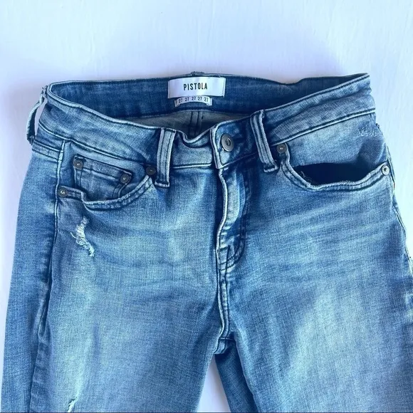 Pistola Raw Hem Jeans