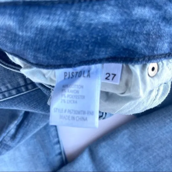 Pistola Raw Hem Jeans