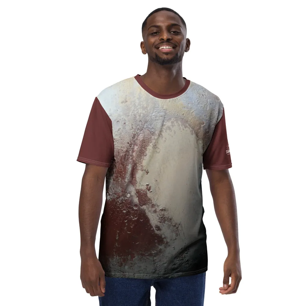 Pluto by New Horizons Straight Cut T-Shirt