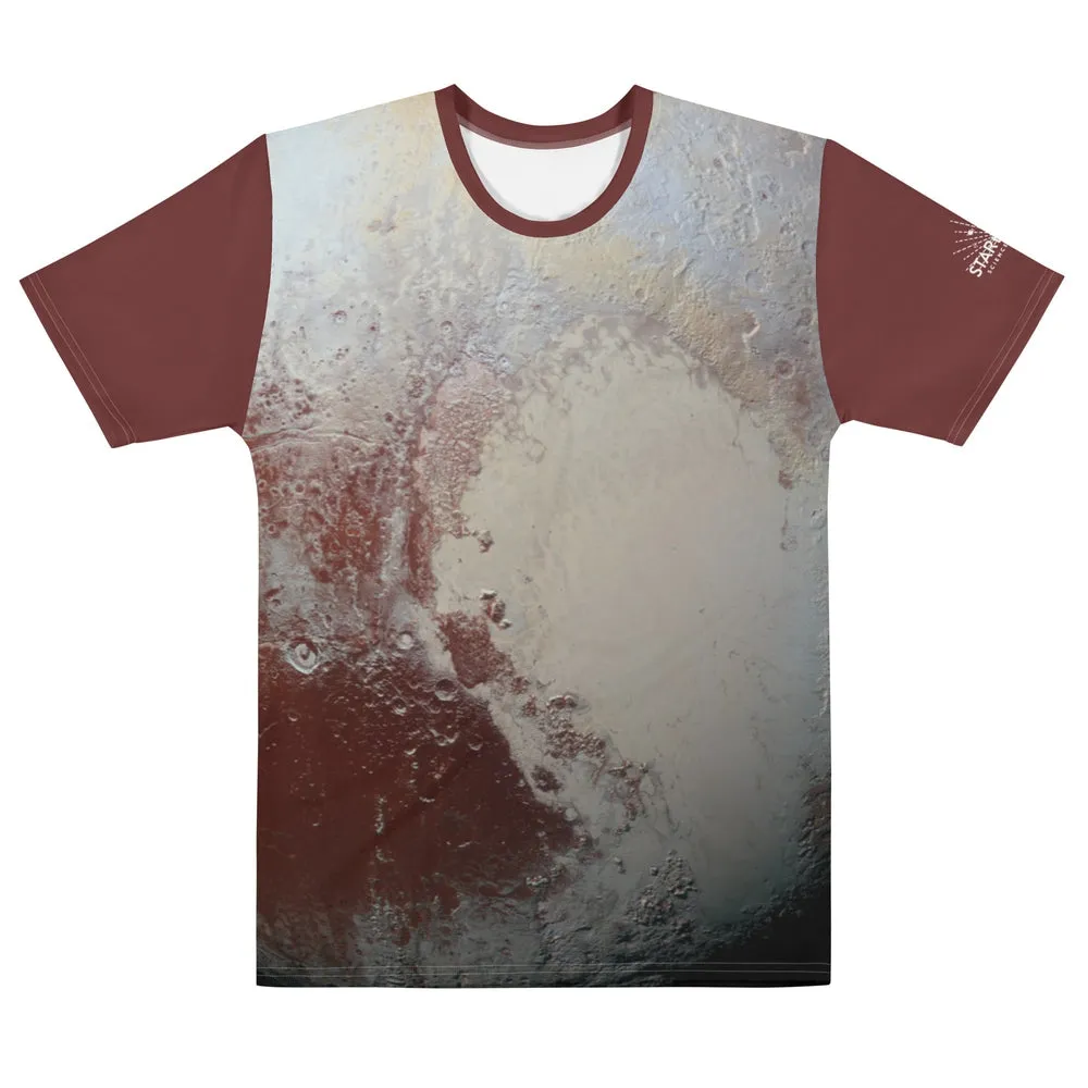 Pluto by New Horizons Straight Cut T-Shirt