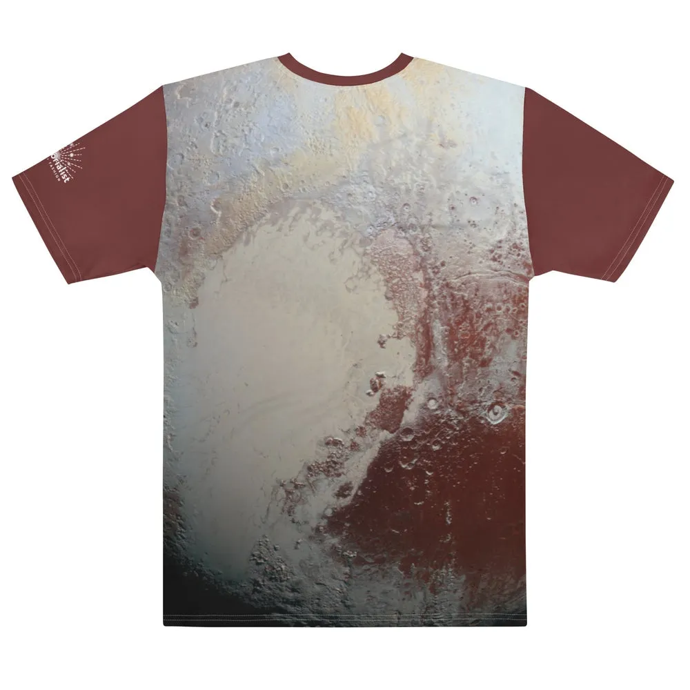 Pluto by New Horizons Straight Cut T-Shirt